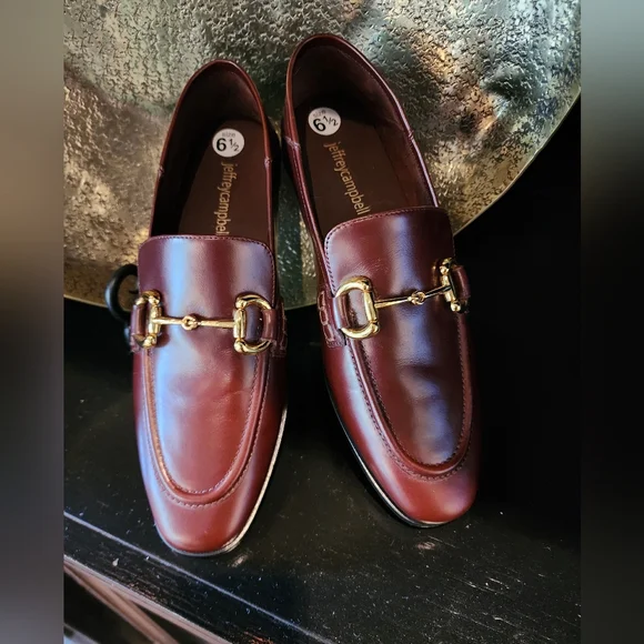 Brand New-Classic Rich Brown Loafers w/ Gold Riding Buckles!!🤠⭐️🤠 - Picture 2 of 10